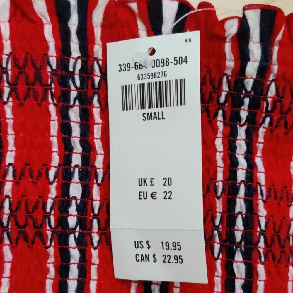 Hollister Red Striped Tube Top - Picture 2 of 2